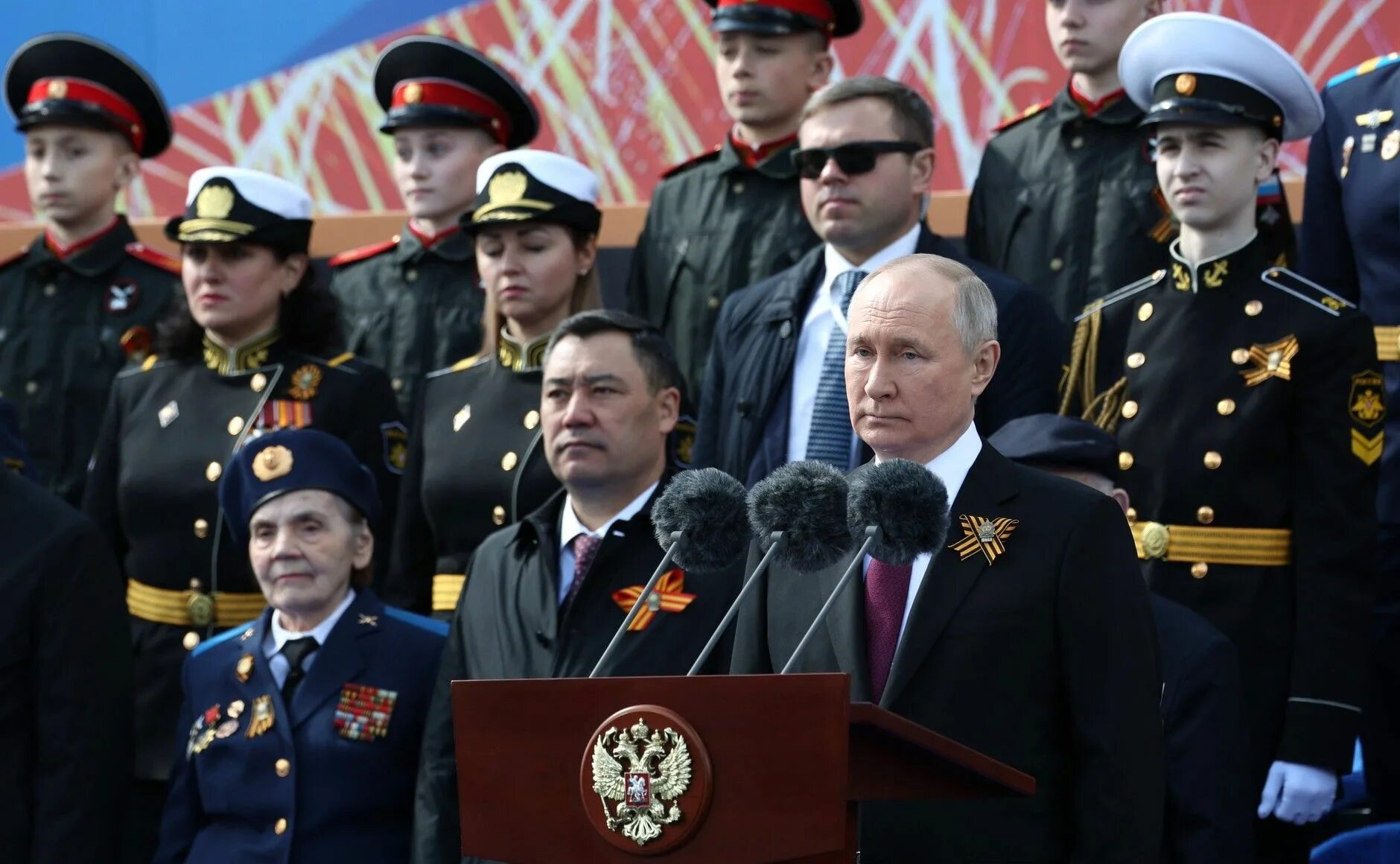 Парад победы на красной площади в москве 2023. Шойгу на параде 2023. Парад на красной площади 9 мая 2023. Эмомали рахмон в параде. Парад победы 2023 красная площадь.