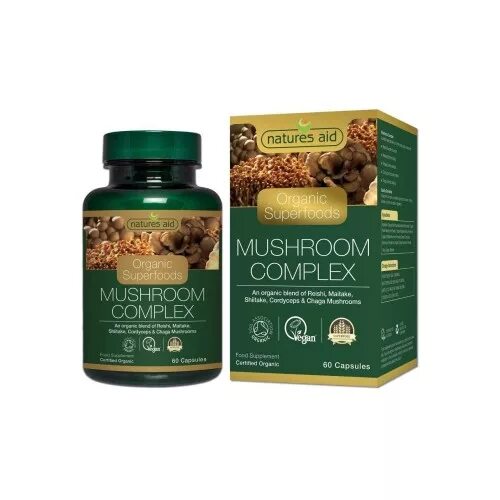 Natures aid отзывы. БАД шиитаке. Doctors best Mushroom Complex. Haya Labs Triple Mushroom Complex 60cap. Mushroom Complex Dr Mercola купить.