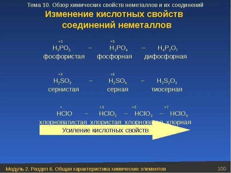 Как изменяются свойства водородных соединений. Изменение кислотных свойств. Увеличение кислотных свойств водородных соединений. Усиление кислотный своцста. Усиление кислотных свойств кислот.