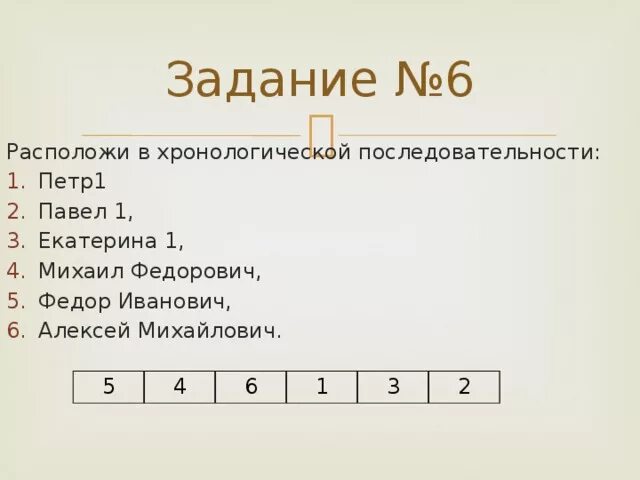 Викторина для повторения по истории России 18 век.