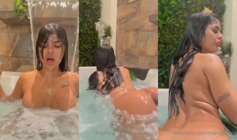 Marcy Jimnz Drinks Champagne In The Tub.