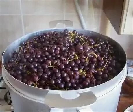 Сок из винограда в соковарке