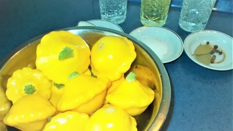 Желтые патиссоны рецепты