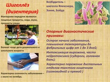 Дизентерия симптомы у детей