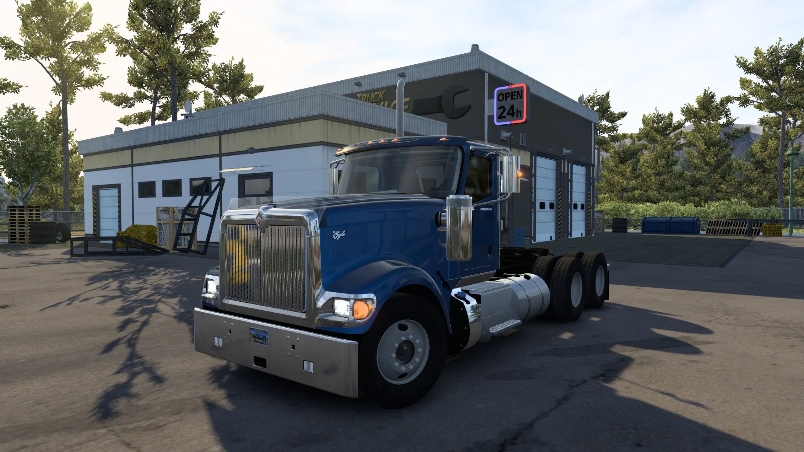 Грузовики для атс 1.49. International 9900i ATS. ATS тягачи International 9900. American Truck Simulator International 9900i. ATS Mods International 9900.