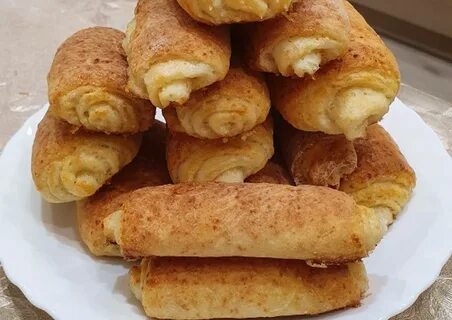 Трубочки с творогом
