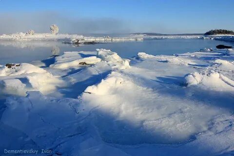 Белое море и белый снег