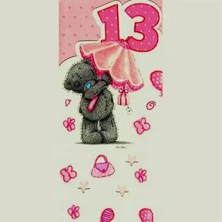 Открытка внучке с 13 летием