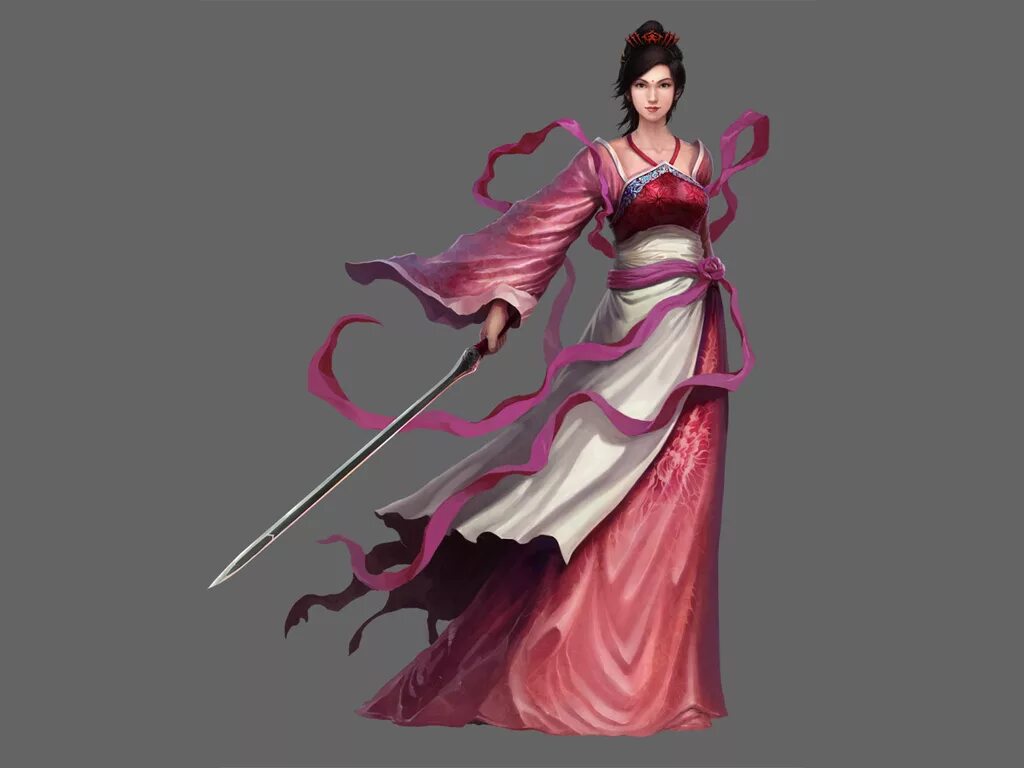 Чжу Сянь. Китайские Наряды фэнтези. Девушка в платье воин. Китайские Наряды девушек воин.