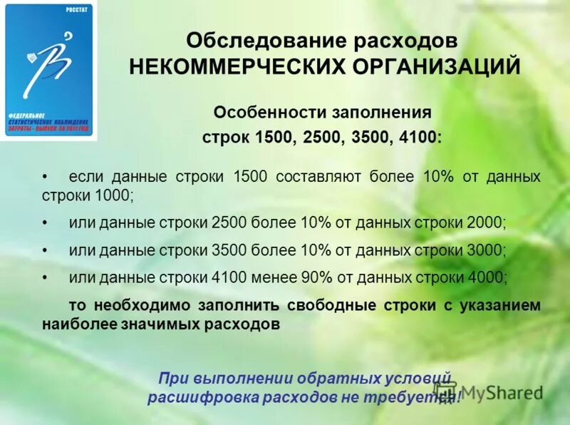 Расходы некоммерческих организаций