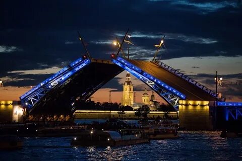 Разведение мостов экскурсия на теплоходе