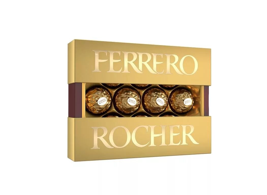 Ферреро роше сколько конфет. Ferrero Rocher премиум конфеты 125г. Конфеты Ferrero Rocher 125 г. Коробка конфет Ферреро Роше 125 гр. Ферреро Роше 200 гр.