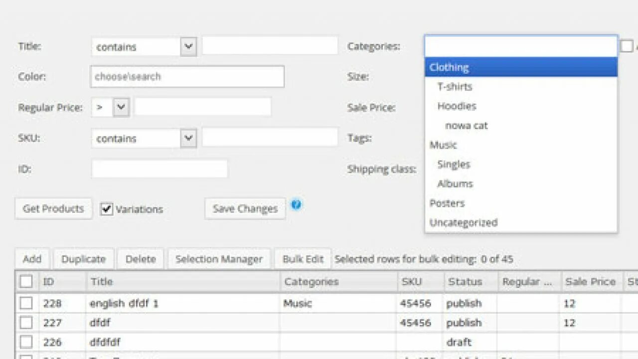 Quick edit. Product edit. Product edit. Дополнительные поля в woocommerce. Bulk edit.