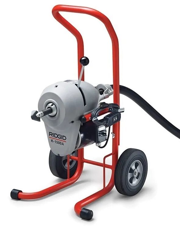 Аппарат для чистки труб. Прочистная машина Ridgid. Ridgid к-1500. Ridgid k-1500а se секционная прочистная машина полная комплектация 45317. Машина прочистная секционного типа Ridgid k-1500a se, арт.45317.