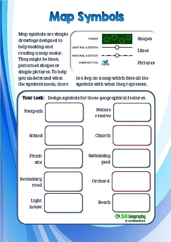 Learning maps. Map reading Worksheet. Map skills Worksheets. Reading a Map for Kids. Map symbols and Road features Spotlight 9.