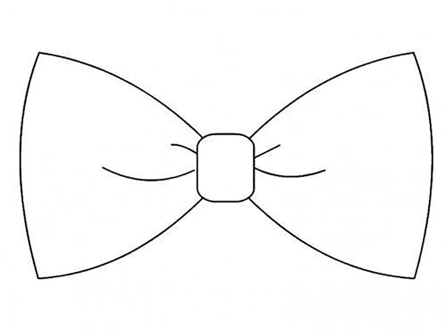 Бантик для открытки шаблон. Бантик трафарет для вырезания. Бант раскраска. Бант шаблон. Галстук бабочка трафарет для вырезания.