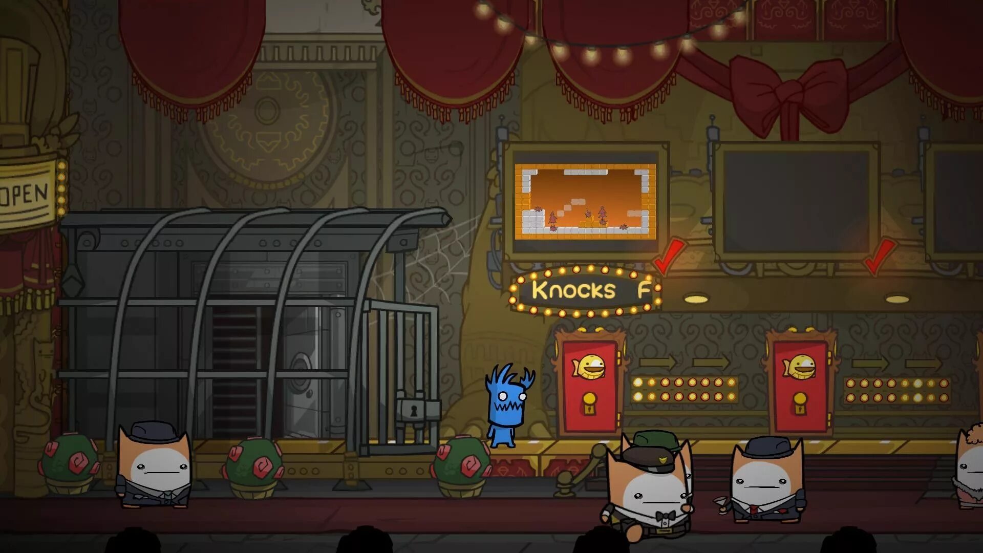 Theatre игра. BATTLEBLOCK Theater. BATTLEBLOCK Theater игра. BATTLEBLOCK Theater враги. Брат Зак BATTLEBLOCK Theater.