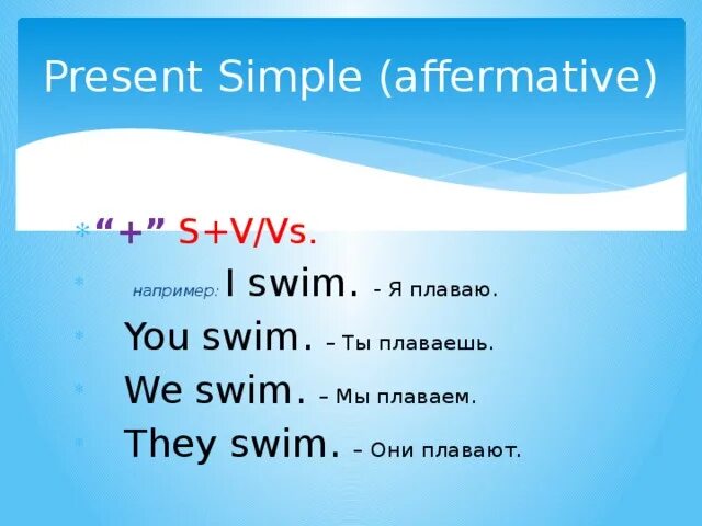 He will swim. Swim в презент Симпл. Swim в present simple. Swim в форме present simple. Глагол Swim в present simple.