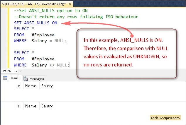 Null SQL. Set ANSI_nulls on. Set SQL. Null в SQL запросе. Details null