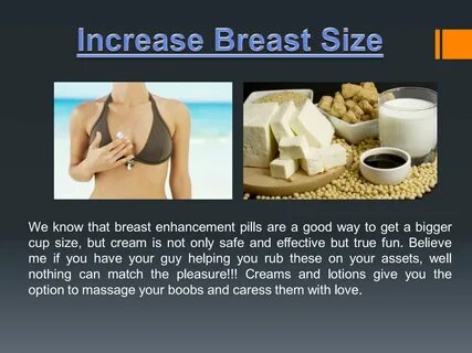 How to Increase Breast Size.