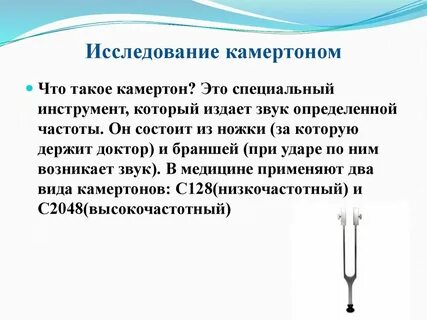 Что такое камертон