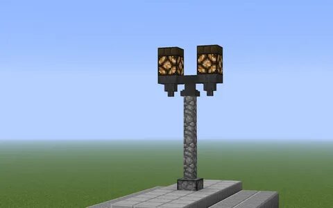 Old style lamp post : Minecraft #minecraftfurniture Minecraft lamp, Minecraft de