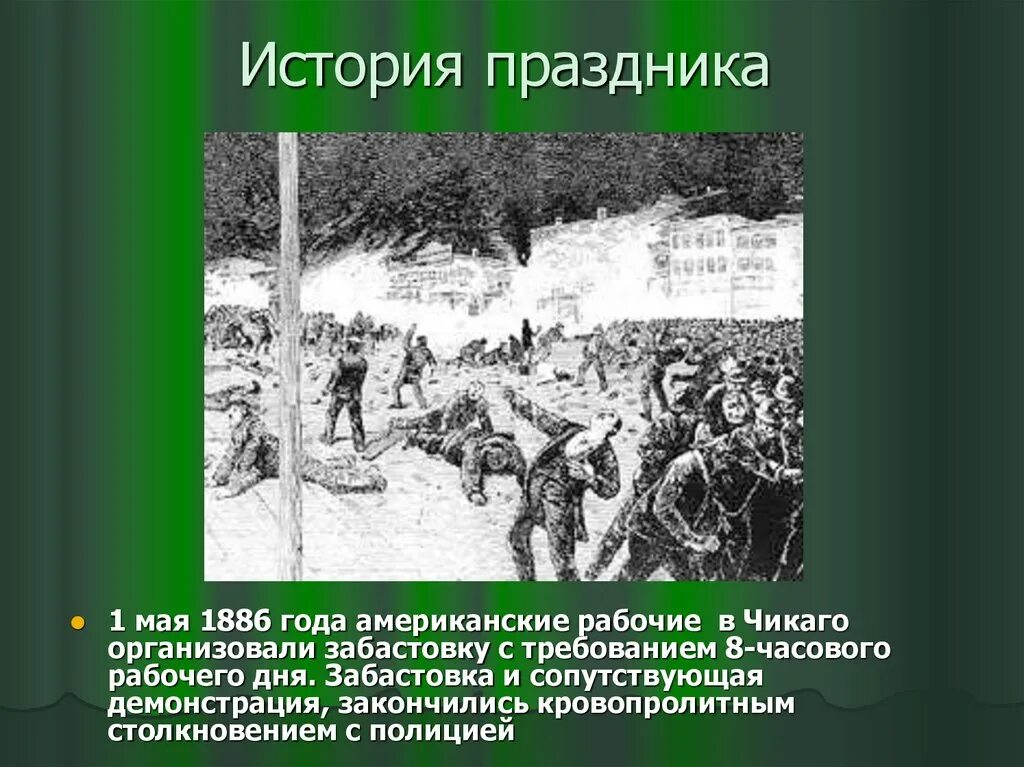 Возникновение праздника 1 мая