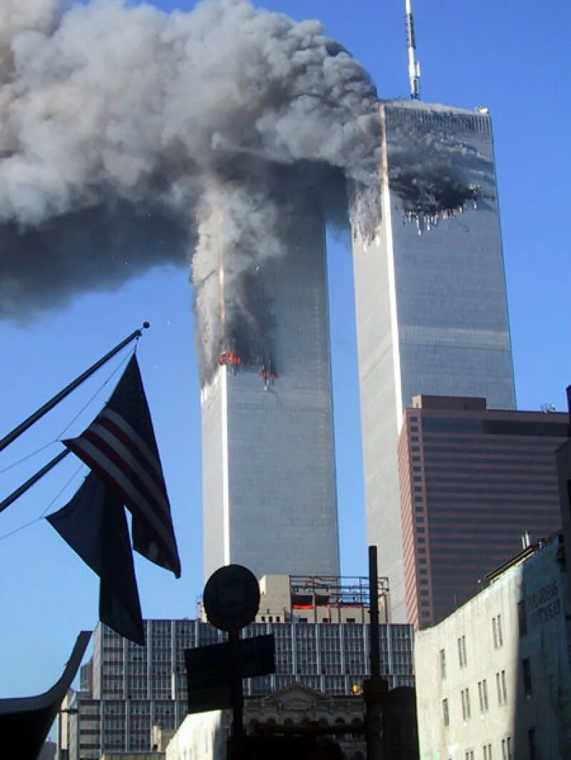 Небоскребы 2001. Всемирный торговый центр в Нью-Йорке 11 сентября 2001 года. Башни Близнецы 11 сентября. Катастрофа 11 сентября 2001 года в Нью-Йорке.
