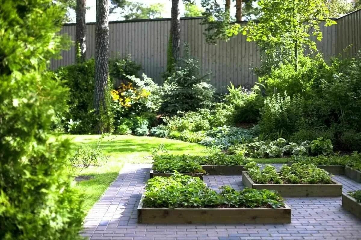 Обустройство сада. Декоративный огород. Ландшафт сада и огорода. Ландшафт на даче.