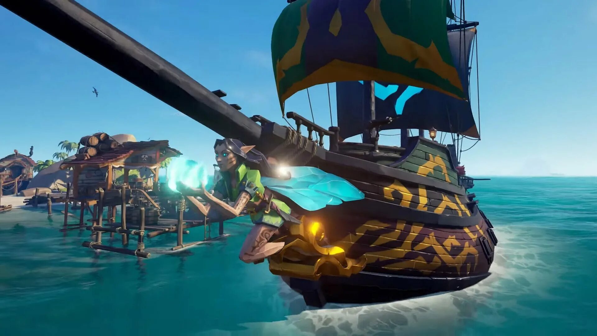 Игра про море Sea of Thieves. Sea of Thieves 2. Корабль златодержцев Sea of Thieves.