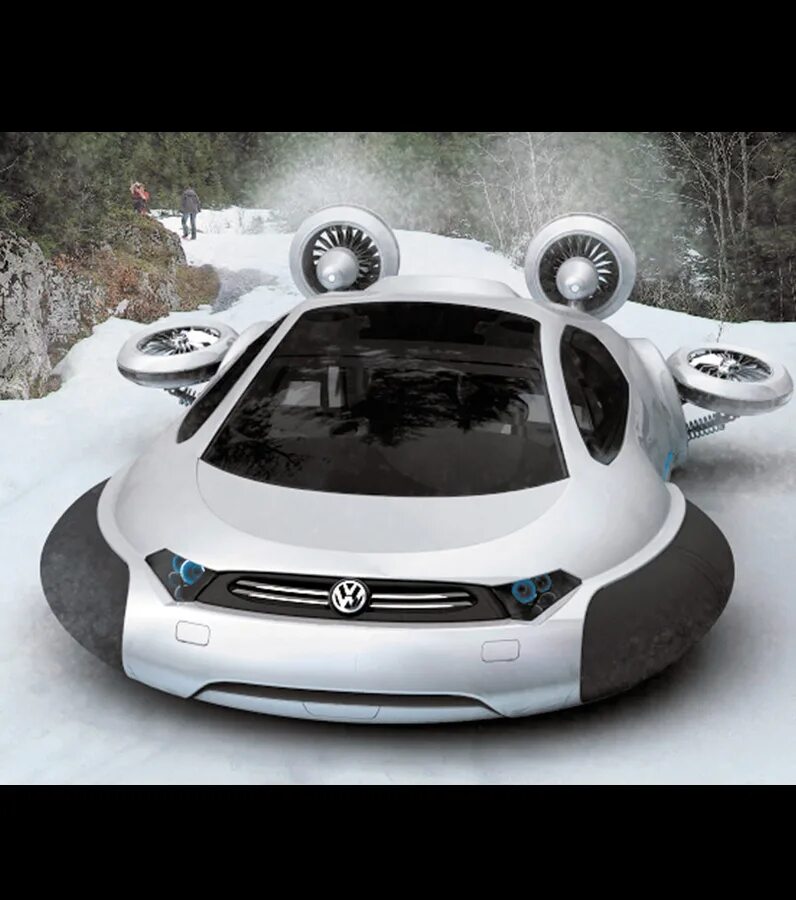 Включи мир машин. Volkswagen Aqua - автомобиль-амфибия. Концепт Volkswagen Aqua. Volkswagen Aqua Hovercraft Concept. Необычные машины.