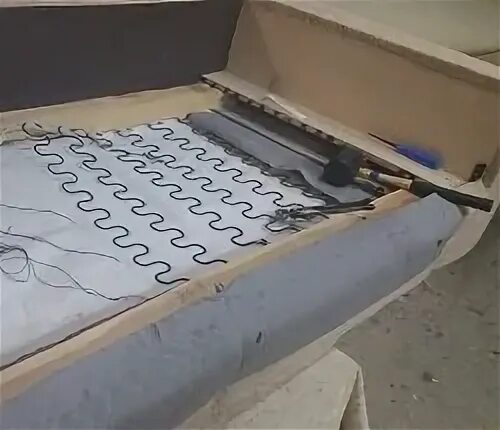 Ремонт пружинного блока дивана