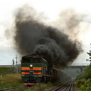 Выбросы железнодорожного транспорта
