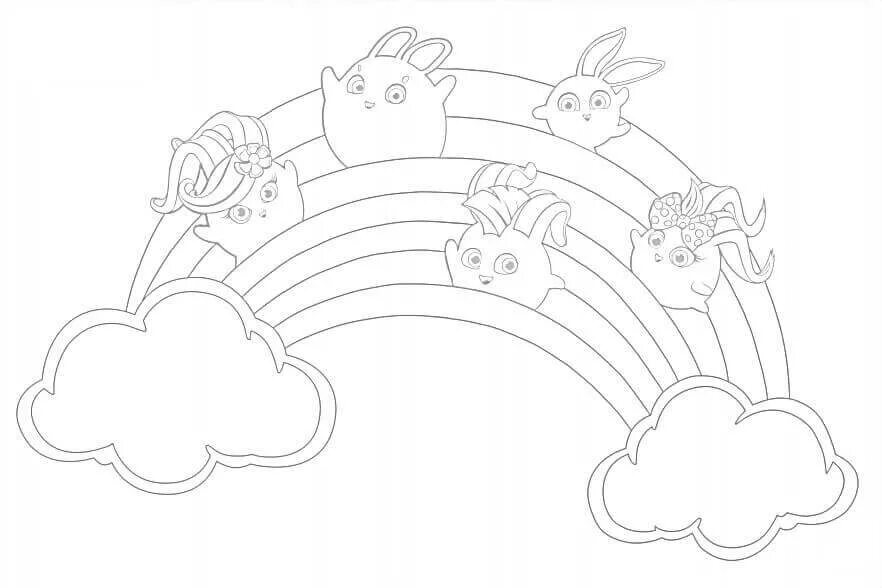 Coloring book sunny bunnies все открыто. Sunny Bunnies раскраска. Санни Банни раскраска. Sunny Bunnies Coloring Pages. Sunny Bunny контур.