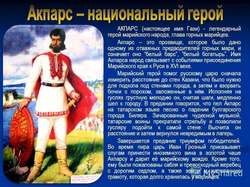 Национальный герой страны. Князь Акпарс Марий Эл. Марийские национальные герои. Национальный герой марийцев. Национальный Марийский ]герой герой.