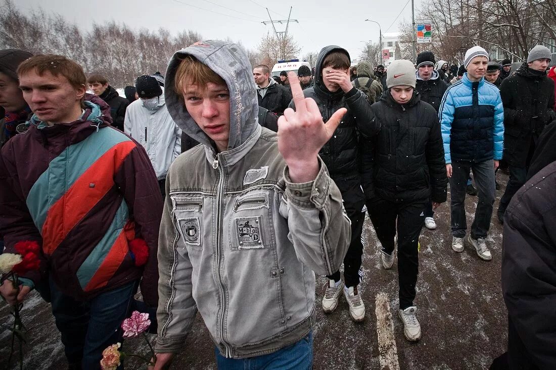 Акция памяти вк. Фанат "Спартака" Егора Свиридова.