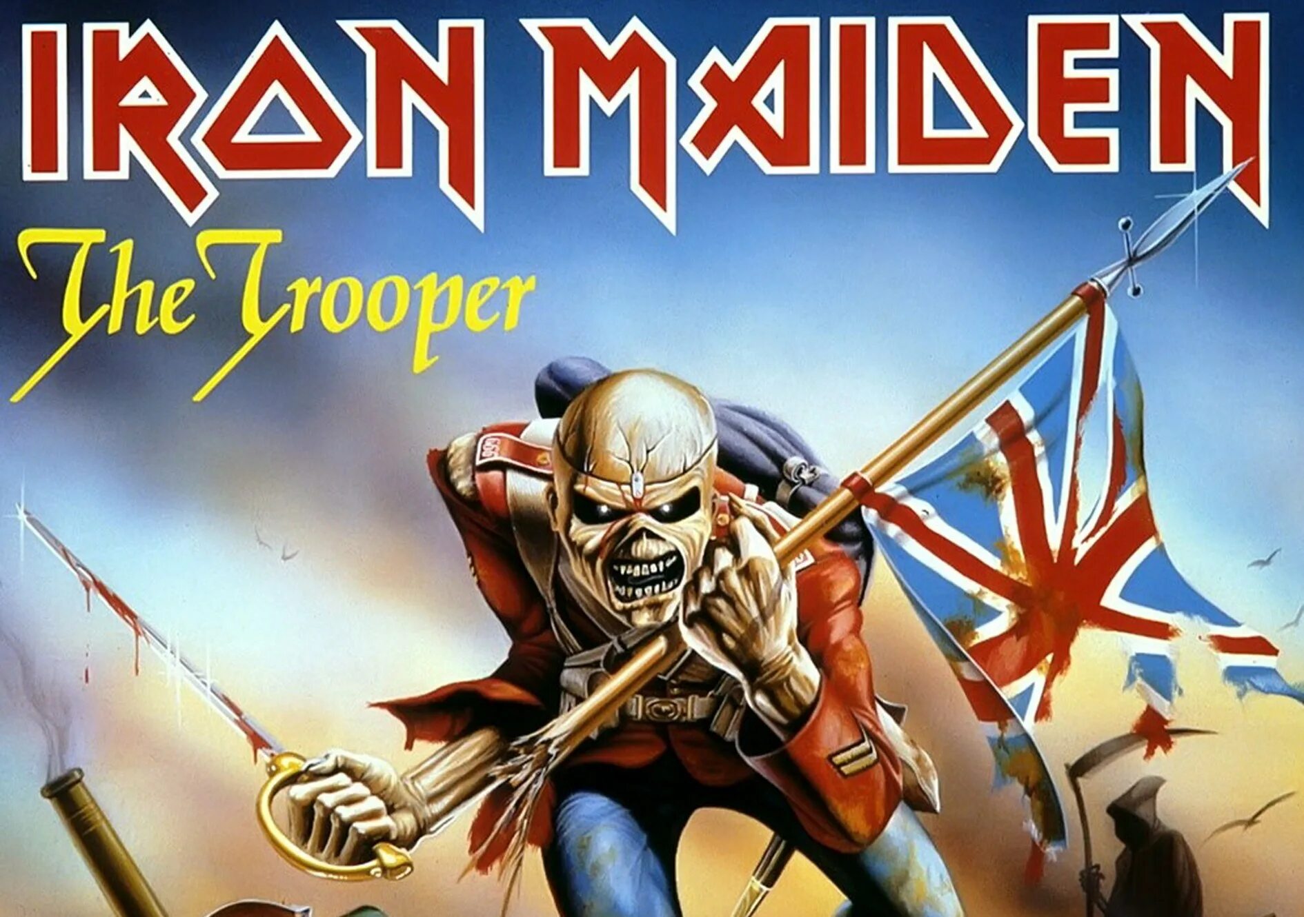 Iron Maiden. Рок группа Айрон мейден. Постеры группы Iron Maiden. Ирон майден Трупер.