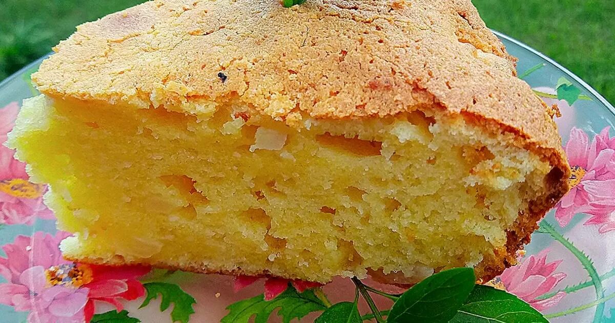 Шарлотка на манке рецепт