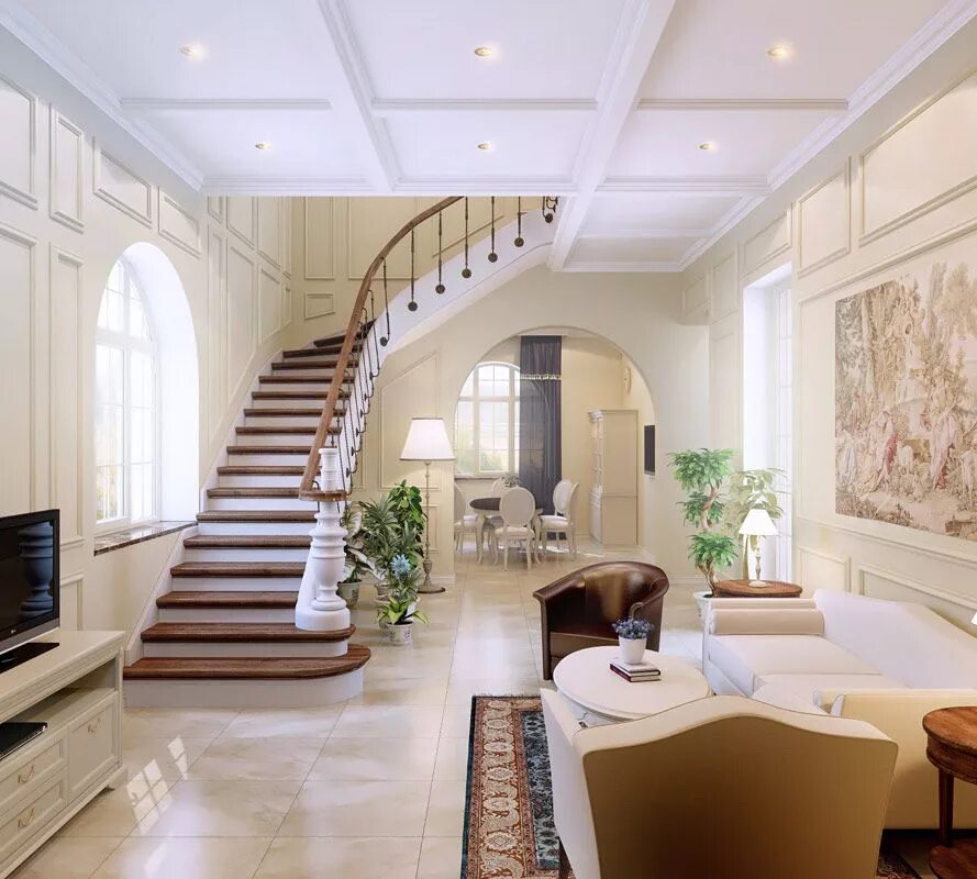 Good Interior Color Schemes For Homes Mansion interior design, Luxurious interio