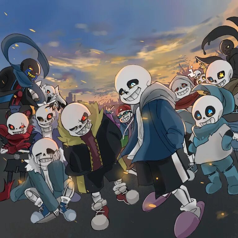 Underverse sans. Андертейл ау. Андертейл ау Сансы. Сансы андервёрс. Альтернативные вселенные андертейл Сансы.