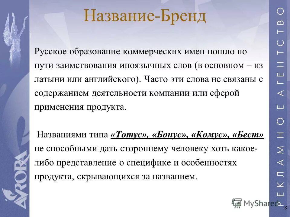 Тема варианты имени. Тема варианты имени