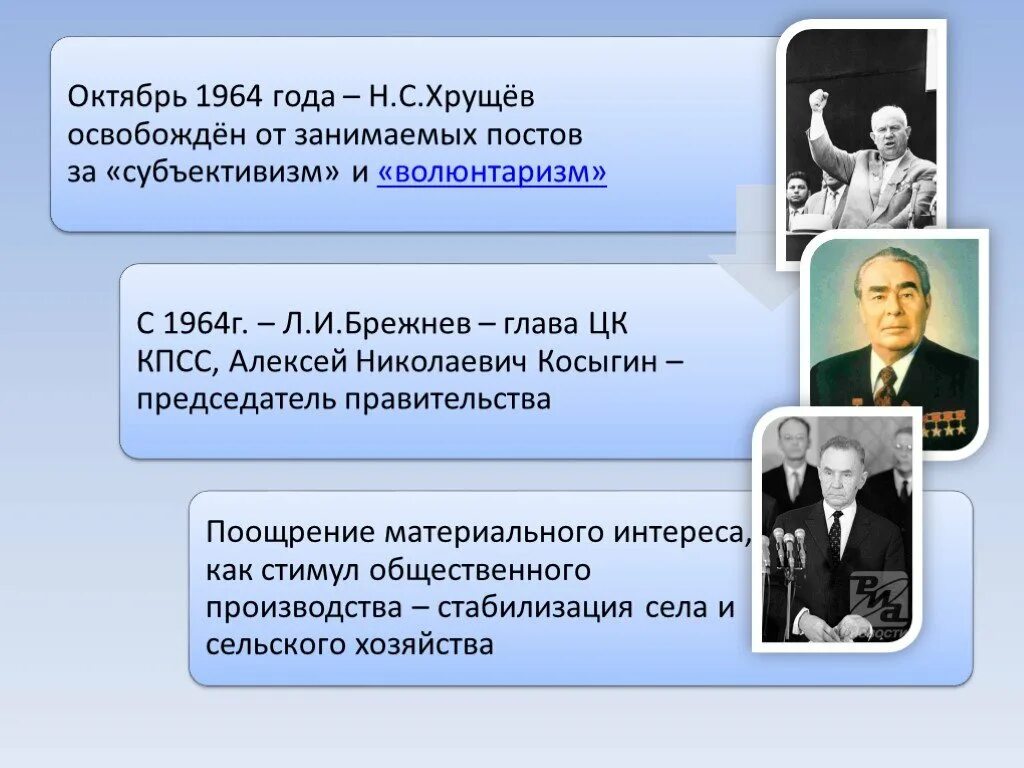 В чем обвинили хрущева. СССР 60 -80 гг. СССР В 70 начале 80 гг XX века. Реформы 60-80 годов 20 века. Октябрь 1964.