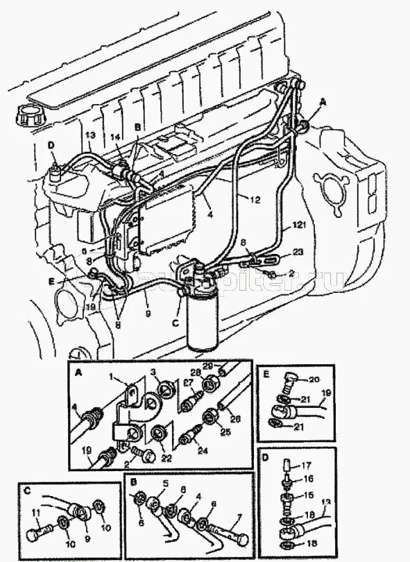 Система охлаждения двигателя Volvo fh12 двигатель d12d. Топливная система Вольво ФМ 12. Топливная система Вольво fh12 д12а. Топливная система Вольво fh12 двигатель d13c.