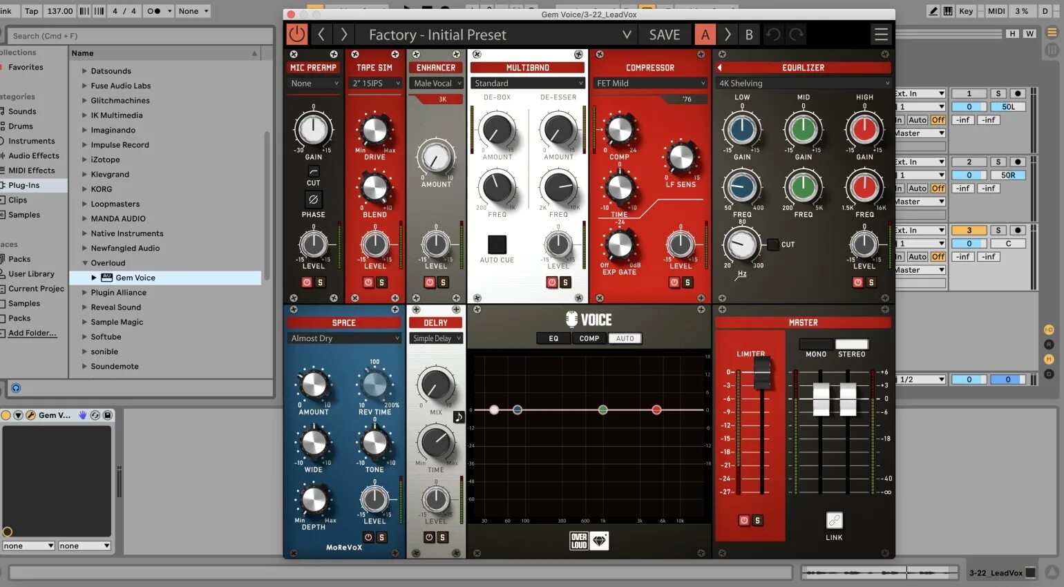Gem Comp 670 VST. Overloud.Gem.Voice. Коробка для плагина VST. Плагин Vocal Enhancer. Voice плагин