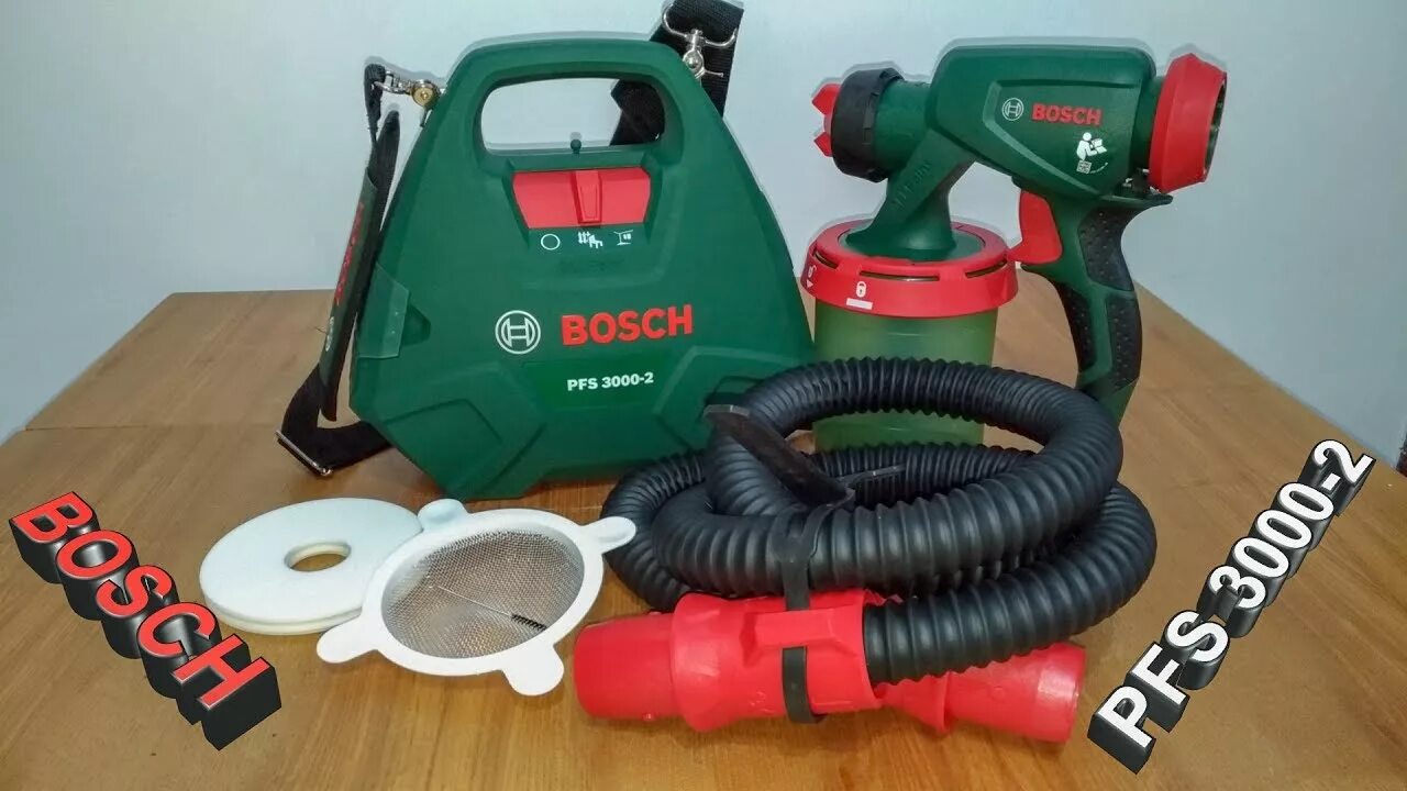 Bosch pfs 3000 2. Краскопульт Bosch PFS 3000-2 распаковка. Bosch ALLPAINT. Pfs3125. Металлическая ли игла у Bosch PFS 5000.
