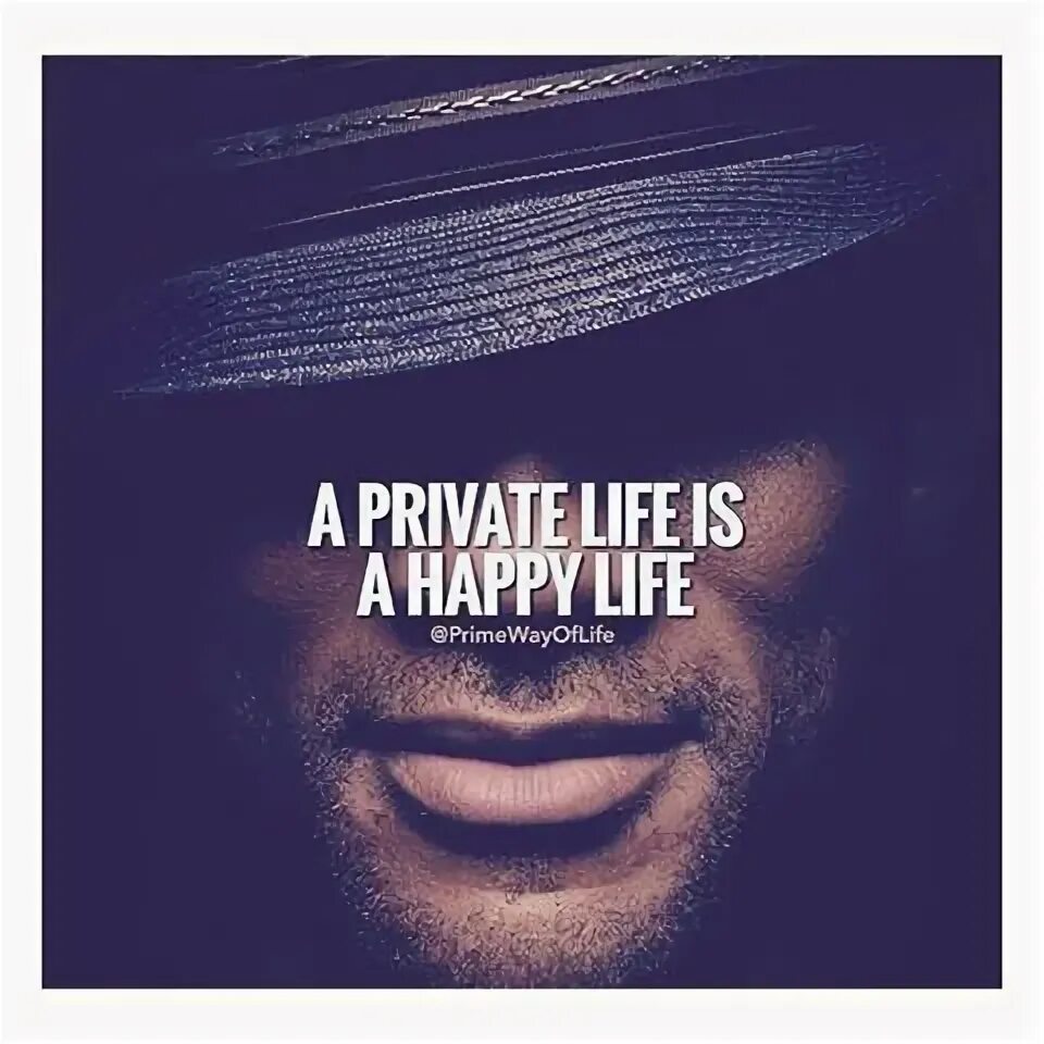 Private Life Happy Life.