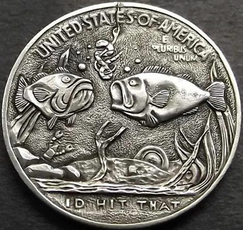 Xblast монета. Хобо никель монеты. Монеты с рыбами. Монеты с изображением рыб. Рельефные монеты.