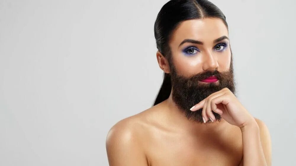 К чему снится борода на лице. Женщина с бородой. Женская борода. Женщина бородатые женщины. Щетина у женщин.