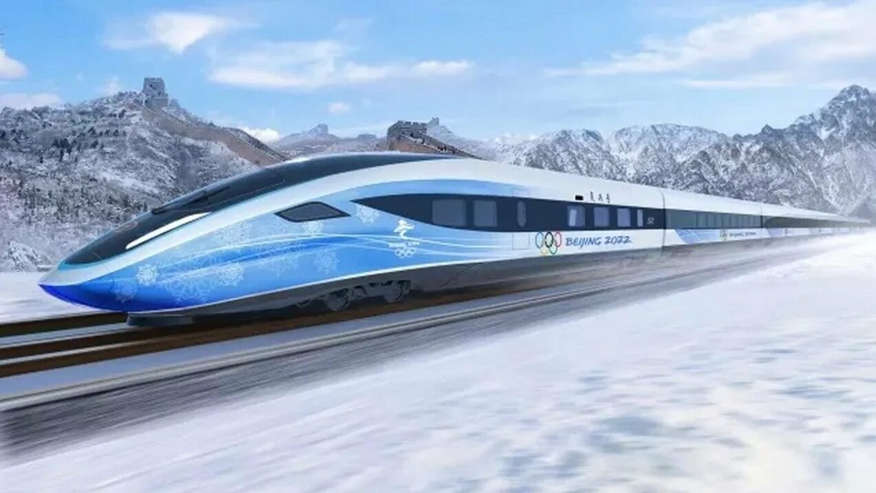 High speed rail. Скоростной поезд 2022. Поезд Пекин — Чжанцзякоу. Маглев Пекин. CRH 2022.