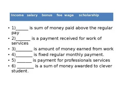 Pay salary